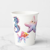 Aquatische vrienden papieren bekers (Voorkant)