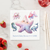 Aquatische vrienden servet (Insitu)