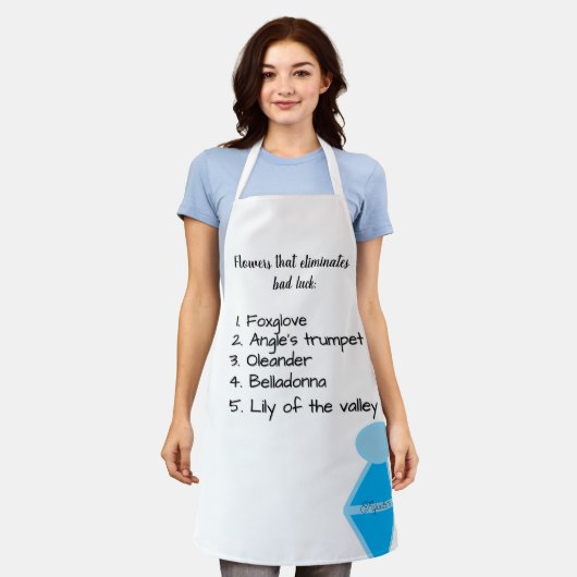 Aquatofana Flowers Schort (Gedragen)