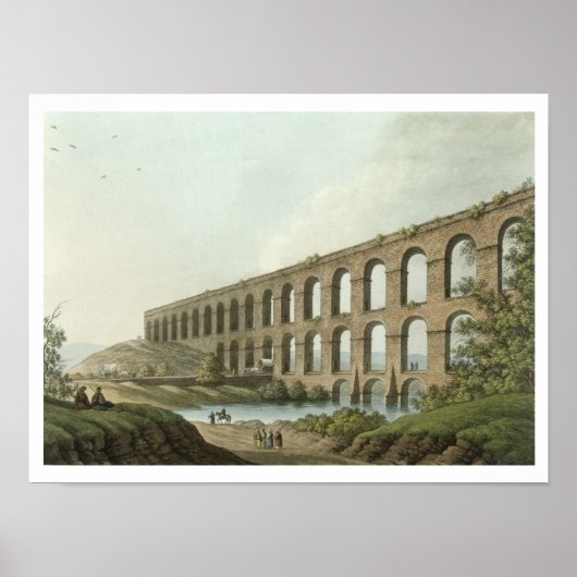 Aqueduct nabij Belgrado, Servië, bord 6 uit 'Uitzi Poster (Voorkant)