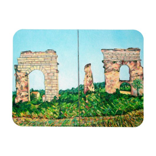 Aqueduct Park Uitzicht Magneet (Horizontaal)