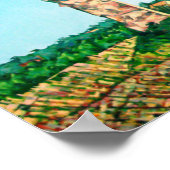 Aqueduct Park Uitzicht Poster (Hoek)