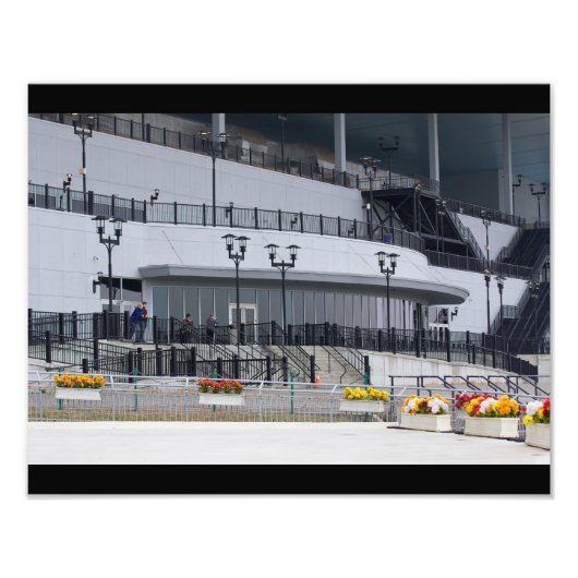 Aqueduct Racetrack Print Foto Afdruk (Voorkant)