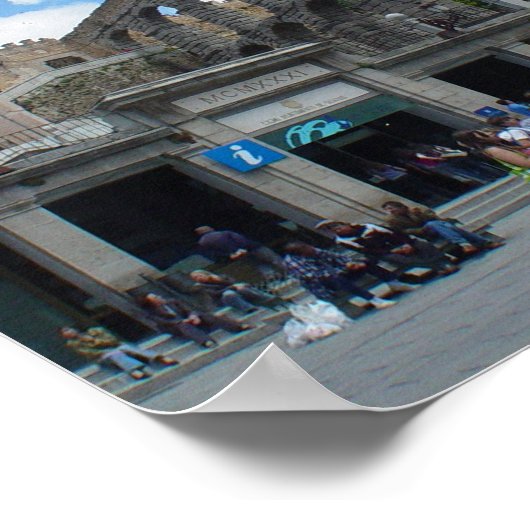 Aqueduct, Segovia, Spanje Poster (Hoek)