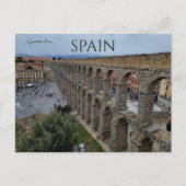 Aqueduct van Segovia in Oude Stad Segovia Spanje Briefkaart (Voorkant)