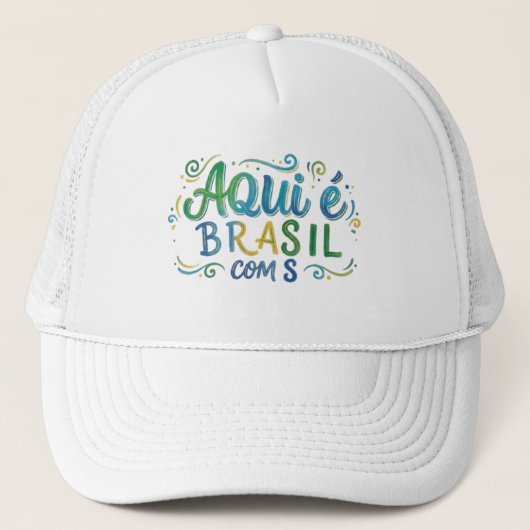Aqui e Brasil com S Culture Trucker Pet (Voorkant)