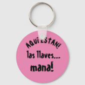 aqui estan las llaves mana sleutelhanger (Voorkant)