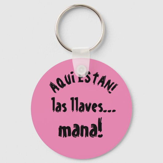 aqui estan las llaves mana sleutelhanger (Voorkant)