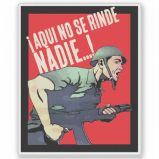 AQUI NO SERINDE NADIE! STICKER