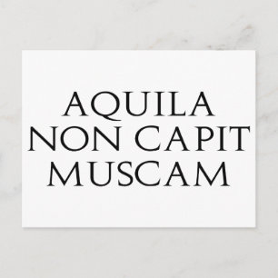 Aquila Non Capit Muscam Briefkaart