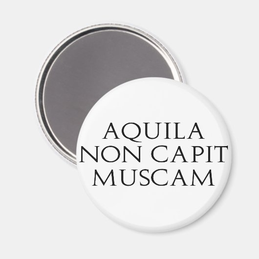 Aquila Non Capit Muscam Magneet (Voorkant / Achterkant)