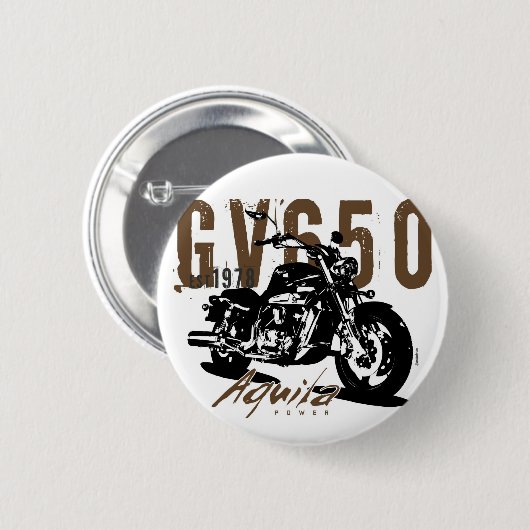 Aquila The Eagle Ronde Button 5,7 Cm (Voorkant /achterkant)