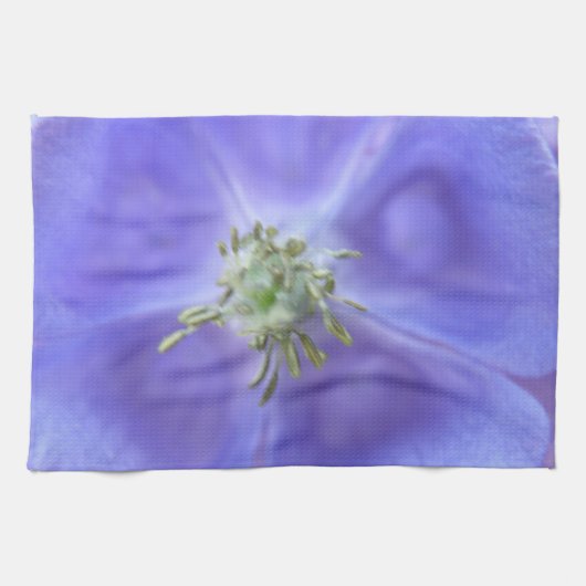 Aquilegia Flower Kitchen Towel Theedoek (Horizontaal)