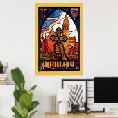 Aquileia  Italiaans reisbureau Poster (Thuiskantoor)