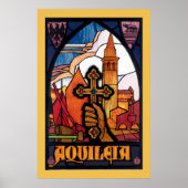Aquileia Italiaans reisbureau Poster (Voorkant)