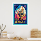 Aquileia ~ Vintage Travel Poster (Keuken)