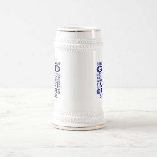 Aquinas Citaat Kijk Wat God Jou Gegeven Heeft Blau Bierpul