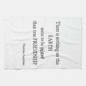  Aquinas Friendship Inspirerend Quote Theedoek (Horizontaal)