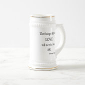  Aquinas Love Inspirerend Quote / Quottes Bierpul (Voorkant rechts)