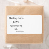 Aquinas Love Inspirerend Quote / Quottes Etiket (Insitu)