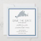 Aquinnah Martha's wijnwerf | Datum opslaan Save The Date (Voorkant)