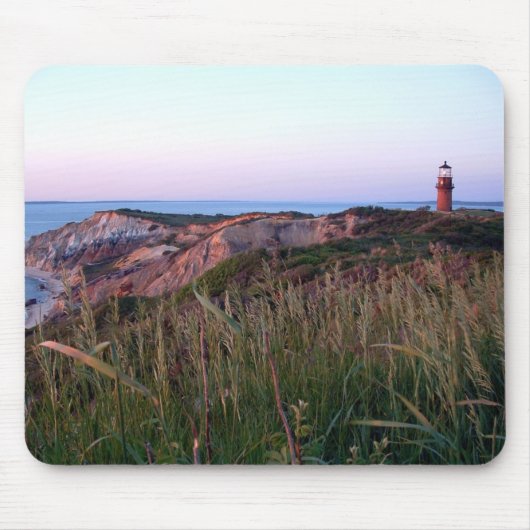 Aquinnah Sunset and Lighthouse Mousepad Muismat (Voorkant)