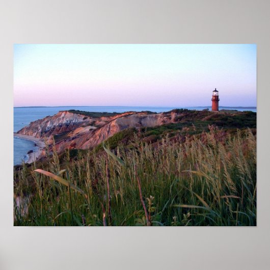 Aquinnah Sunset and Lighthouse Poster (Voorkant)
