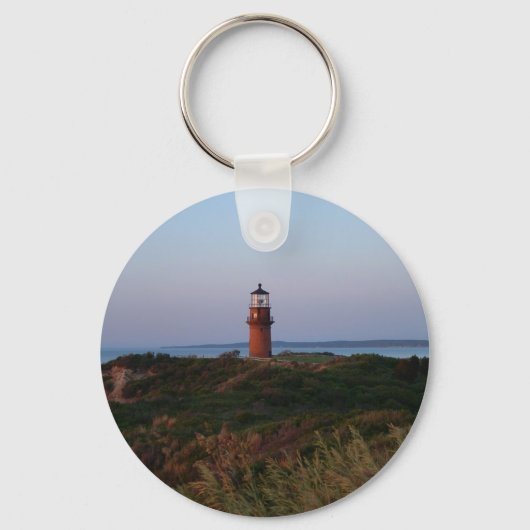 Aquinnah Sunset and Lighthouse Sleutelhanger (Voorkant)