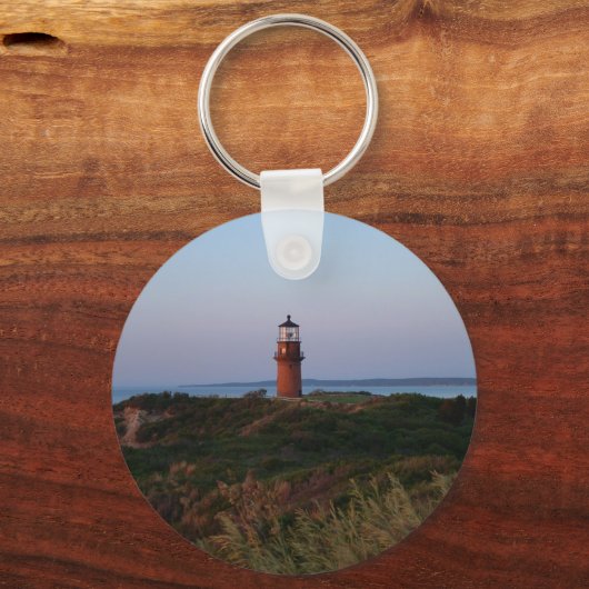 Aquinnah Sunset and Lighthouse Sleutelhanger (Voorkant)