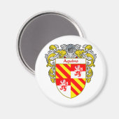 Aquino Wapenschild (gemanteld) Magneet (Voorkant / Achterkant)