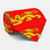 Aquitaine, Franse vlag Stropdas (Opgerold)