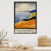 Aquitaine, Pyla-sur-mer, Frankrijk - Poster (Keuken)