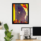 Aquitania Departing Poster (Thuiskantoor)