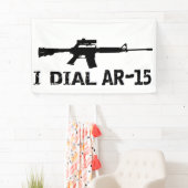Ar15 2e amendement "I DIAL AR-15" PRO PISTOOL Spandoek (Insitu)