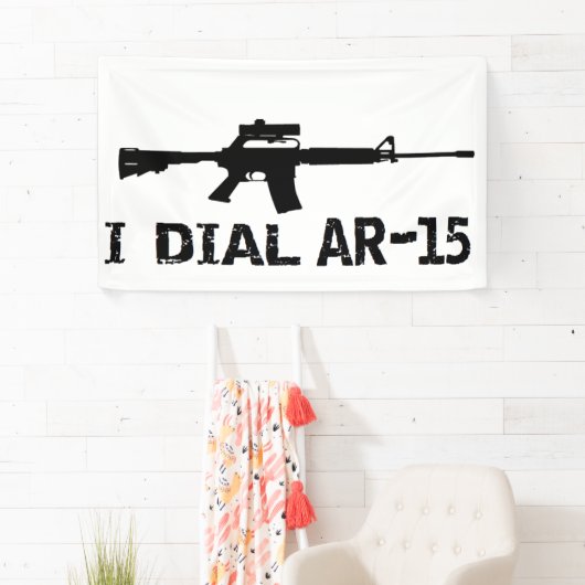 Ar15 2e amendement "I DIAL AR-15" PRO PISTOOL Spandoek (Insitu)