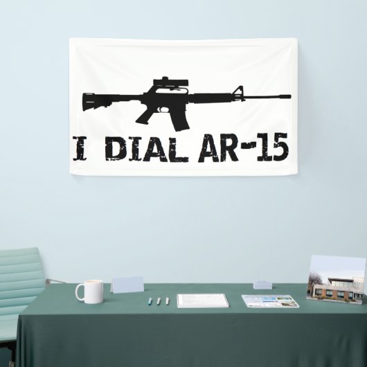 Ar15 2e amendement "I DIAL AR-15" PRO PISTOOL Spandoek (Beurs)