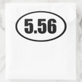 AR15 5,56 OVALE STICKER (Tas)