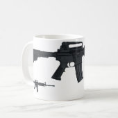 AR15 aanvalgeweer Koffiemok (Voorkant links)