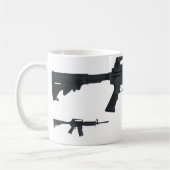 AR15 aanvalgeweer Koffiemok (Links)