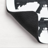 AR15 aanvalgeweer Muismat (Hoek)