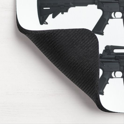 AR15 aanvalgeweer Muismat (Hoek)