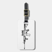 AR15 BAGAGELABEL (Voorkant verticaal)