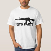AR15 Lets Party T-shirt (Voorkant)