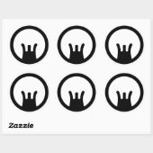 AR15/M16 Bezienswaardigheden Ronde Sticker (Vel)