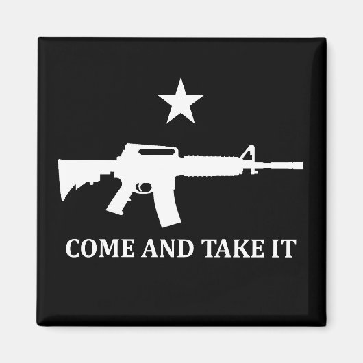 AR15 M4 KOM EN NEEM HET ronde magneet (Voorkant)