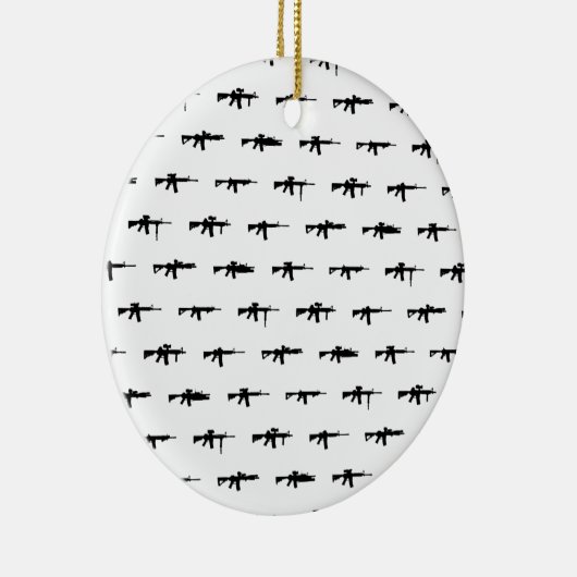 AR15-patroon Keramisch Ornament (Rechts)