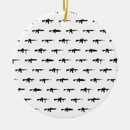 AR15-patroon Keramisch Ornament (Voorkant)