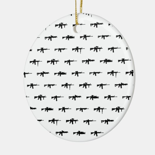 AR15-patroon Keramisch Ornament (Links)