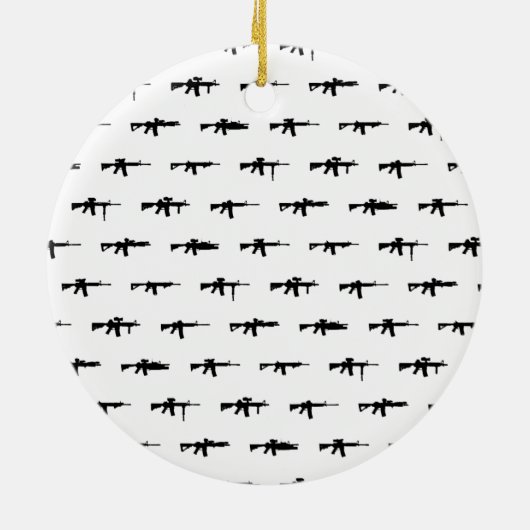 AR15-patroon Keramisch Ornament (Achterkant)