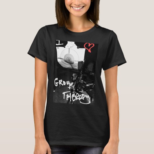 AR15 Pistool Groep therapie Tweede wijziging T-shirt (Voorkant)